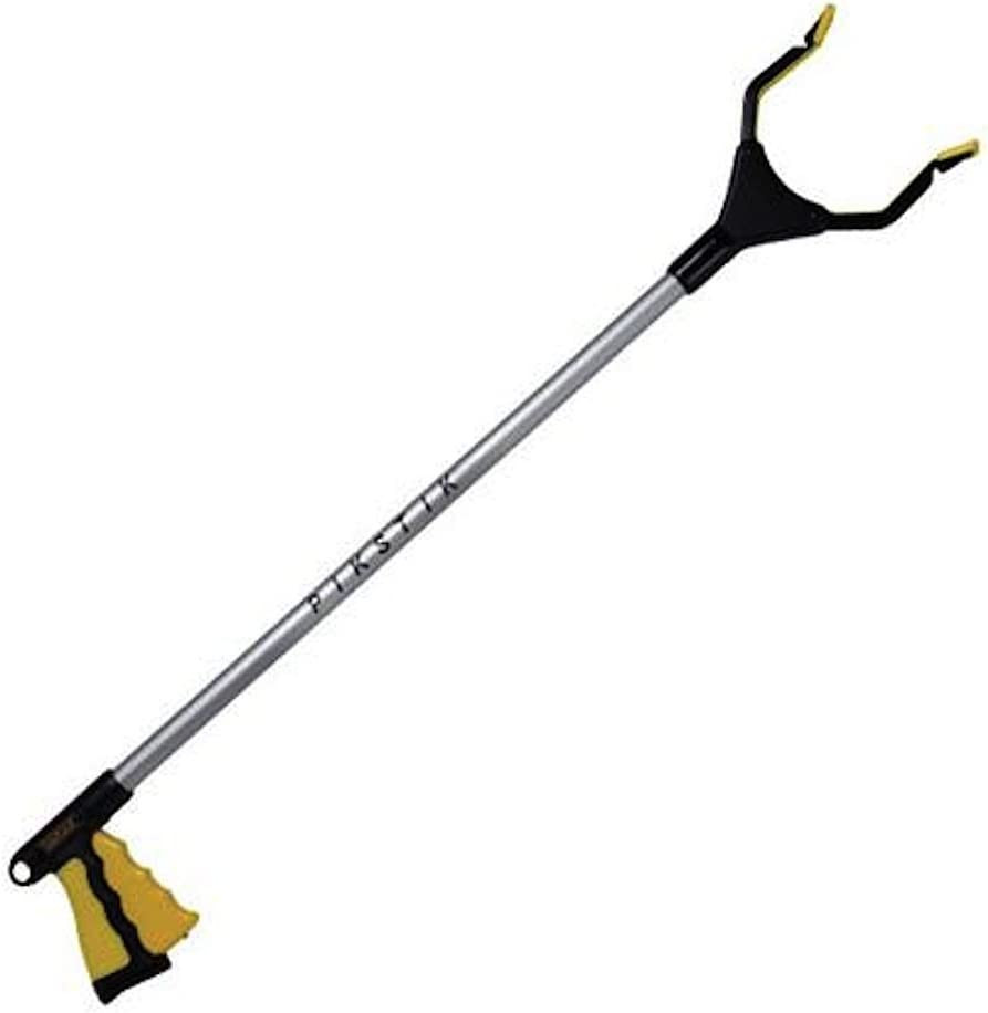 PikStik P321 32" Yellow Aluminum Pro Reacher Grabber Extender Pickup Tool
