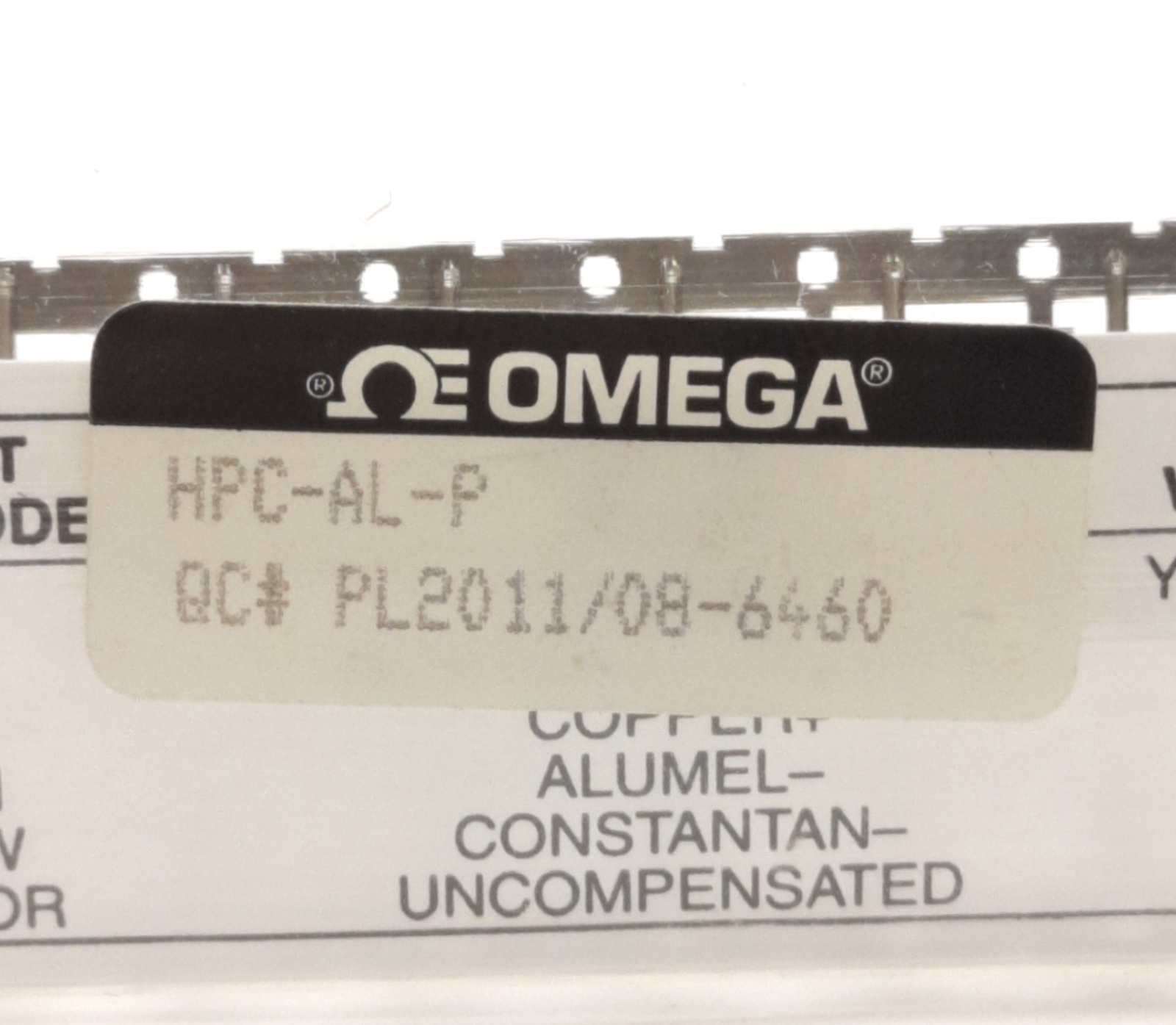 Omega Engineering HCP-AL-P Thermocouple Pin Contact, Hollow Core, Alomega, GRN