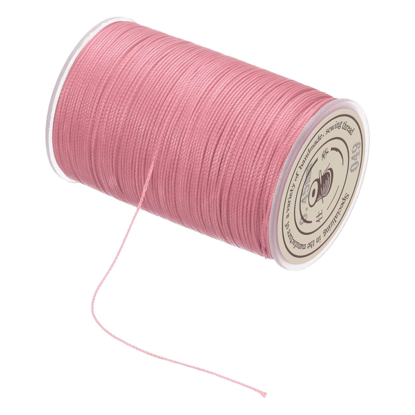 Waxed Cord 0.45mm Waxed Thread 87 Yard Wax String Leather Cord (Retro Color)