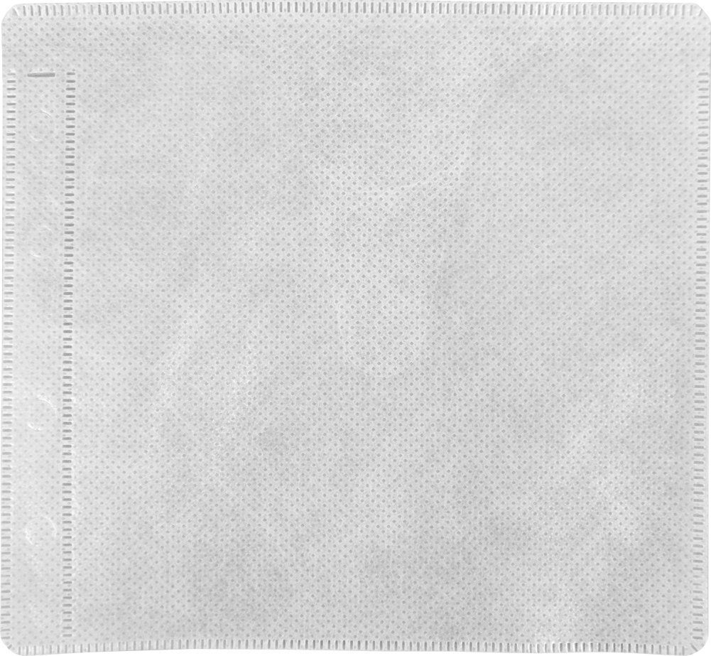 (100) CRY-2SVWH White Replacement CD Disc Binder Page Sleeves Ring Style 2 Sided