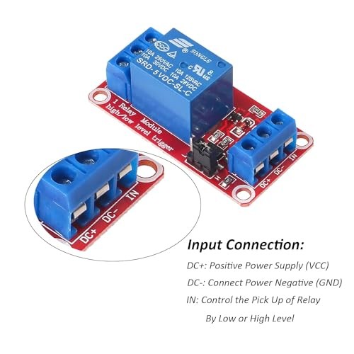 GTIWUNG 10Pcs DC 5V Relay Module 1-Channel