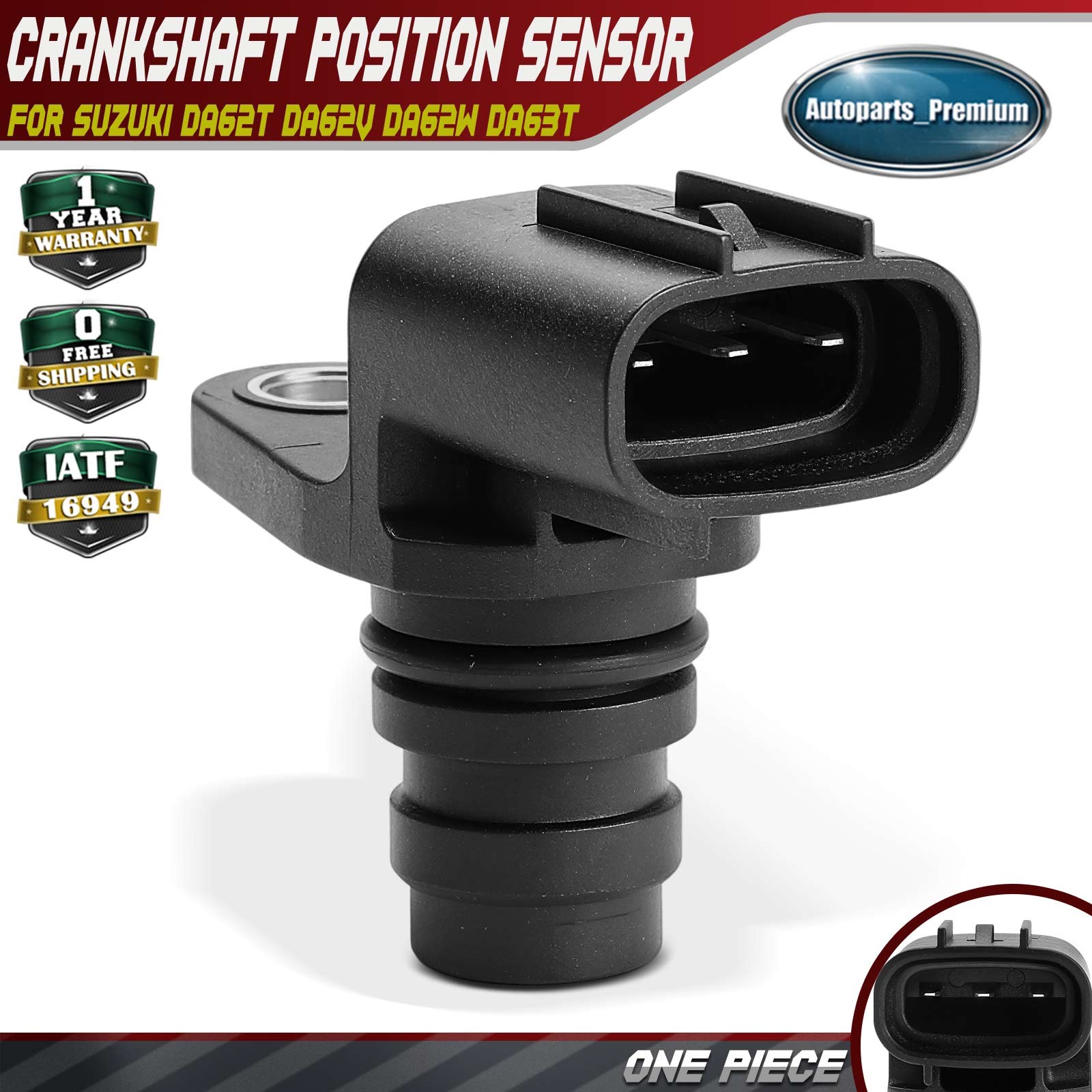Crankshaft Position Sensor for Suzuki DA62T DA62V DA62W DA63T EC22S HA22S HA23S