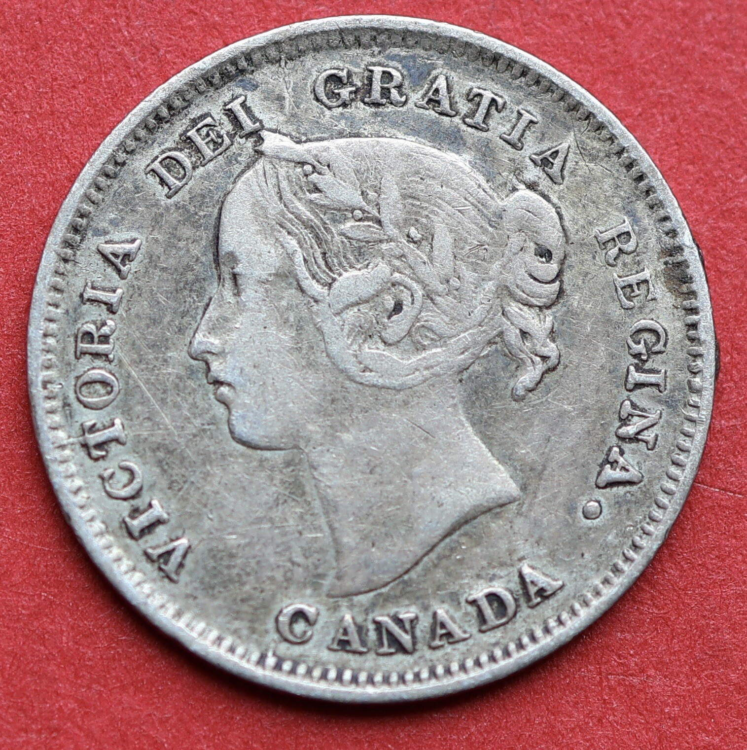 1893 Canada 5 Cents - VF/EF - Lot#10829