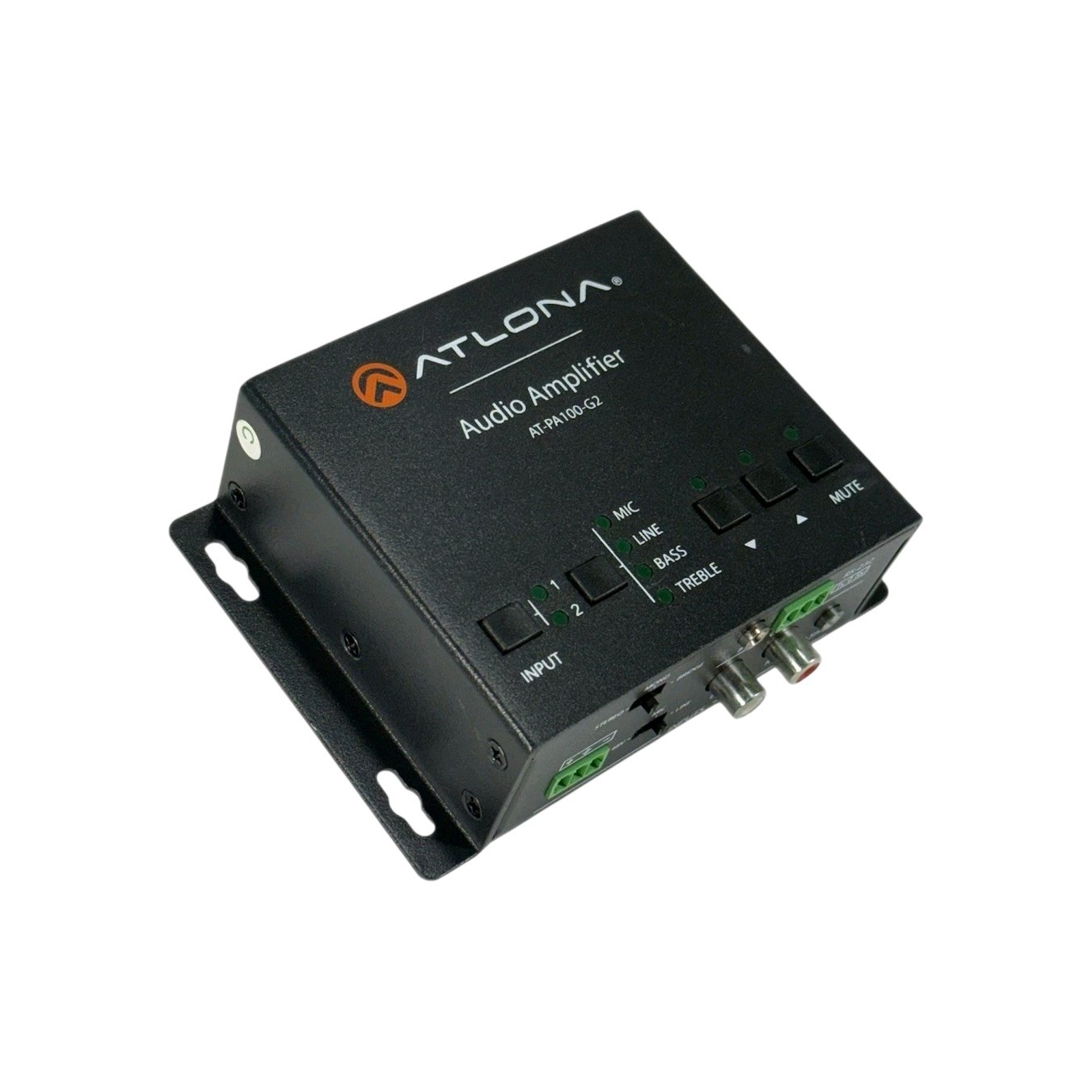 Atlona AT-PA100-G2 - 20W x 2 Stereo/Mono Audio Amplifier w/ Microphone Input