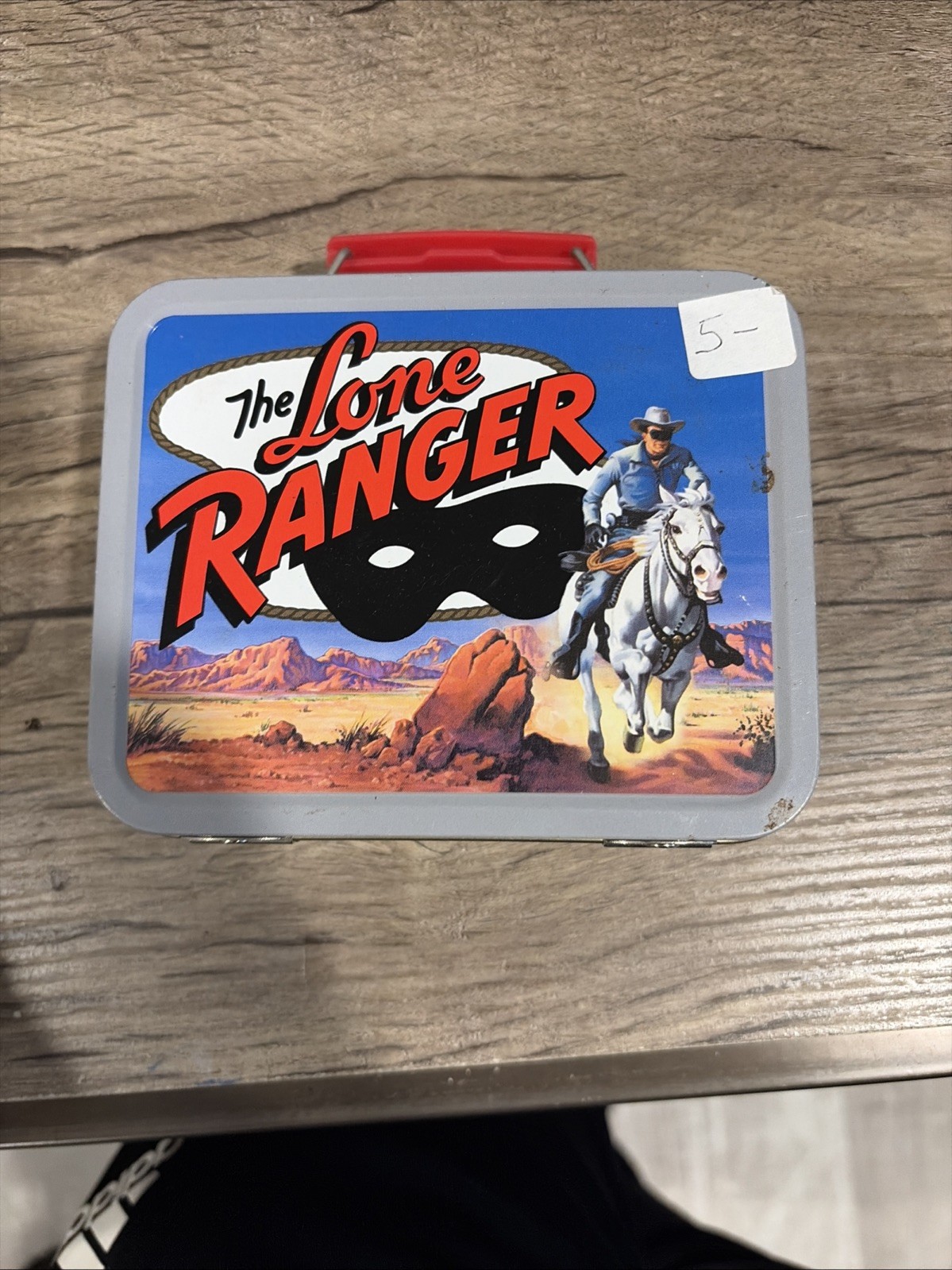 Vintage The Lone Ranger Mini Tin Lunch Box 2001 Cheerios 60th Anniversary