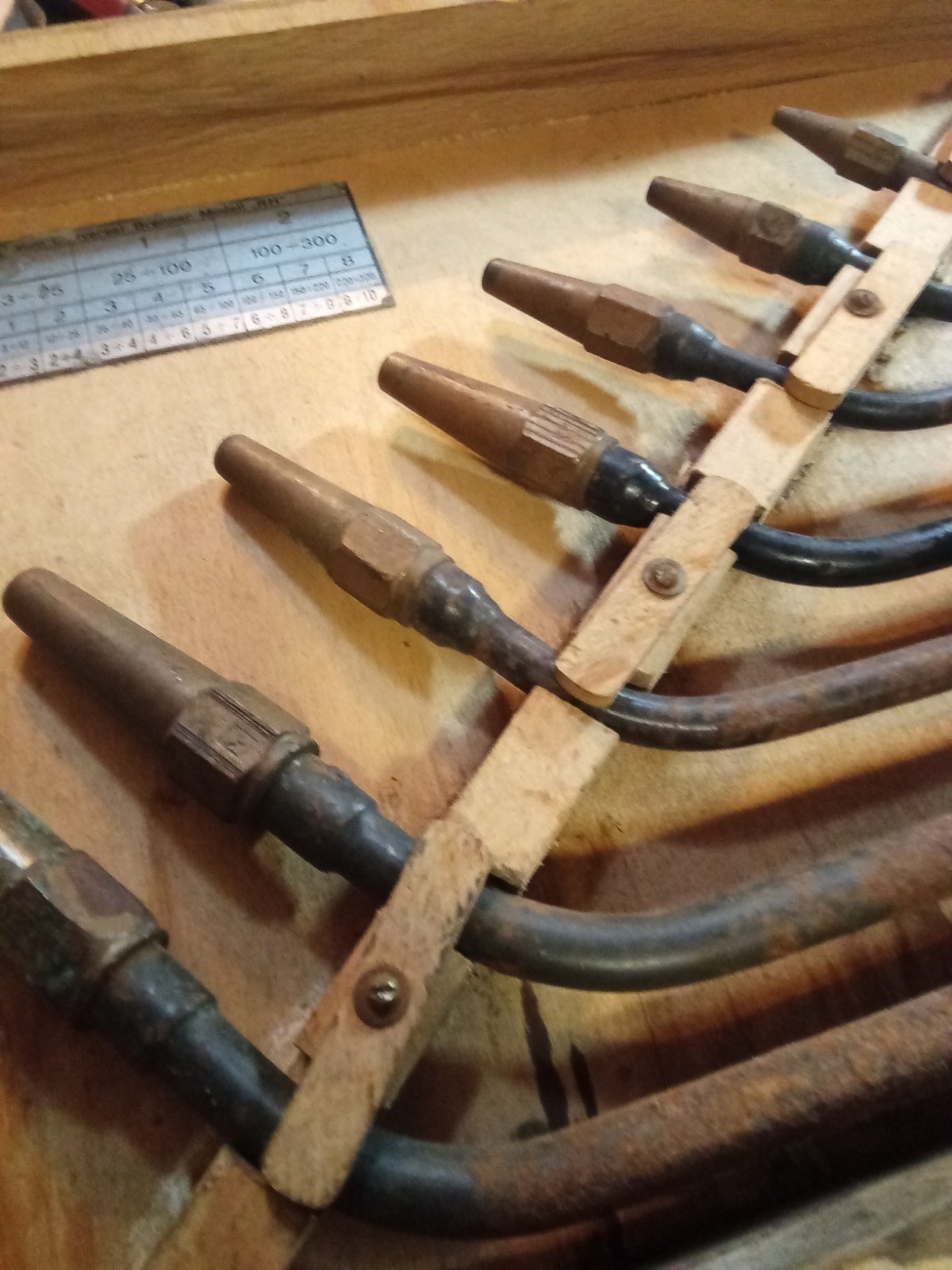schneideinsatz Antique Torch & Weld Set
