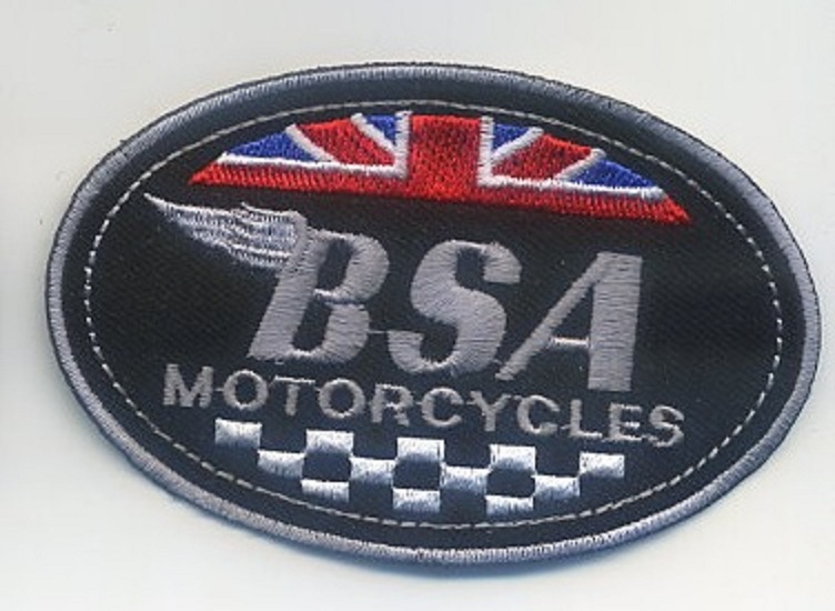 CAFÉ RACER ROCKERS TON-UP BOYS 59 BIKER LEATHER JACKET BACK PATCH: BSA a