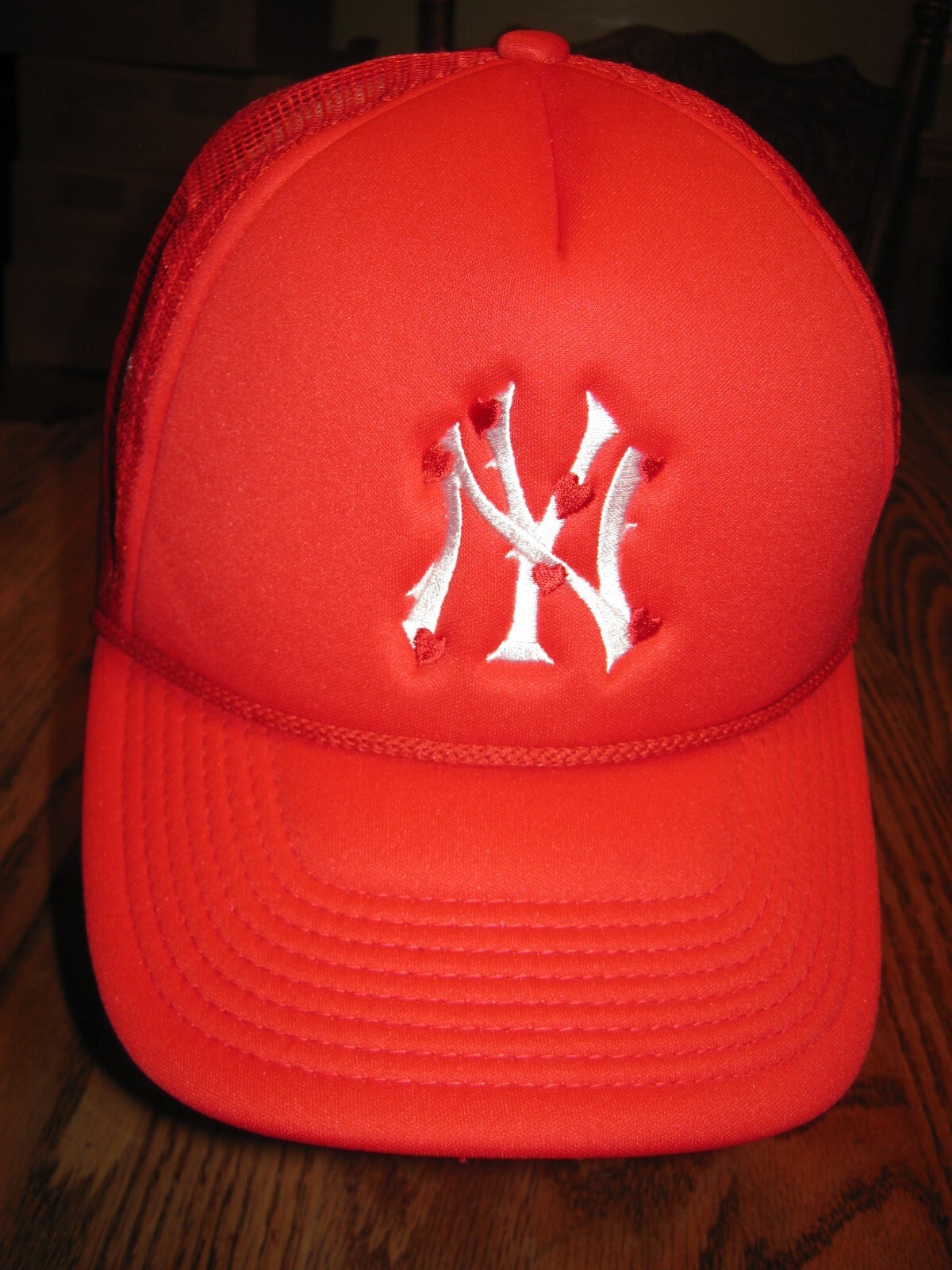 Baseball Nissun Cap Adjustable Lostlove Bloody Red ATL Hat ( NY )