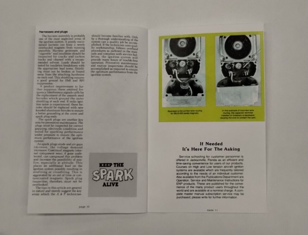 2-Books Allied/Bendix "The Aircraft Magneto-Original" & "Keep the Spark Alive"