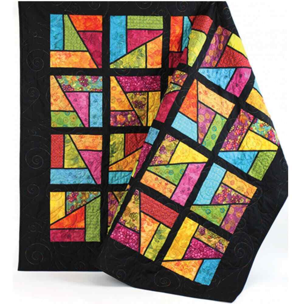 Cut Loose Press Stained Glass Magic Quilt Pattern