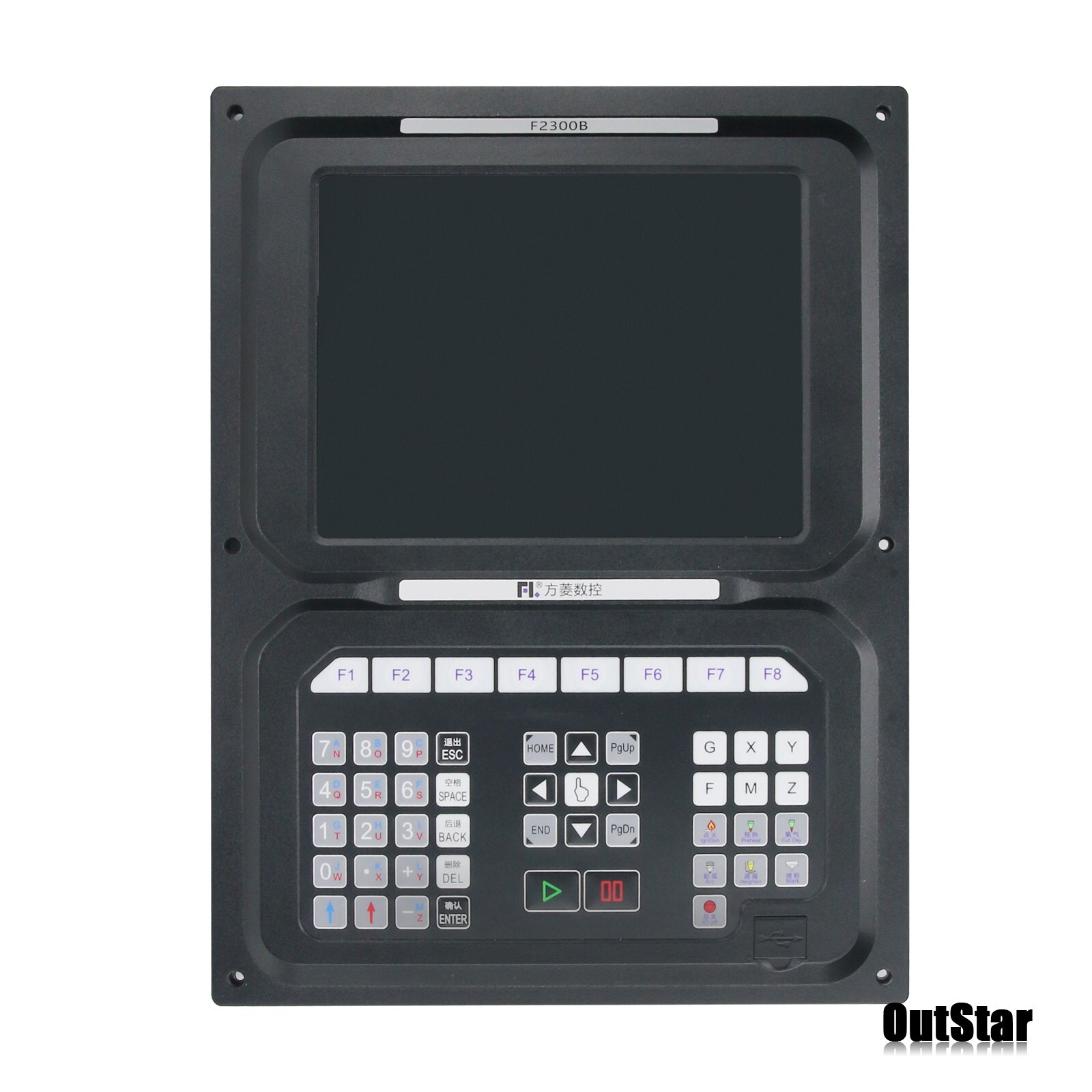 F2300B 2-Axis CNC Motion Controller + 1521 Remote Control with Connection Cable