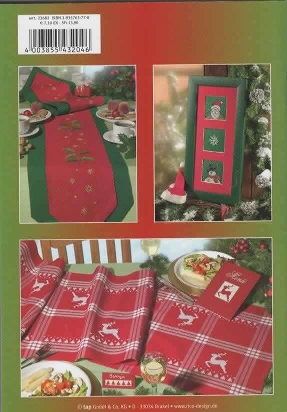 NOS!! VHTF!! RICO DESIGNS ADVENT TIME CROSS STITCH PATTERN BOOK # 82