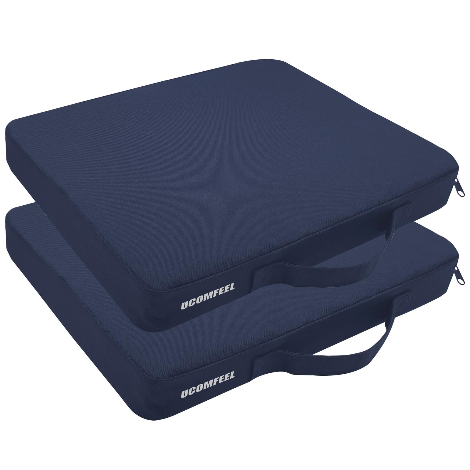 UCOMFEEL Portable Bleacher Seat Cushions with Handle, 2 Inches Thick, Waterpr...