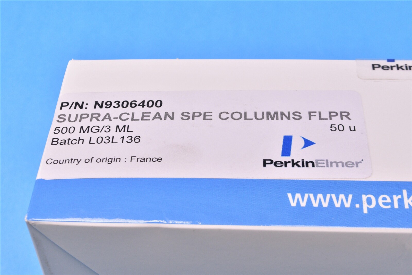 PerkinElmer Supra-Clean Florisil Pesticide Grade SPE Column 500 mg 3 mL N9306400
