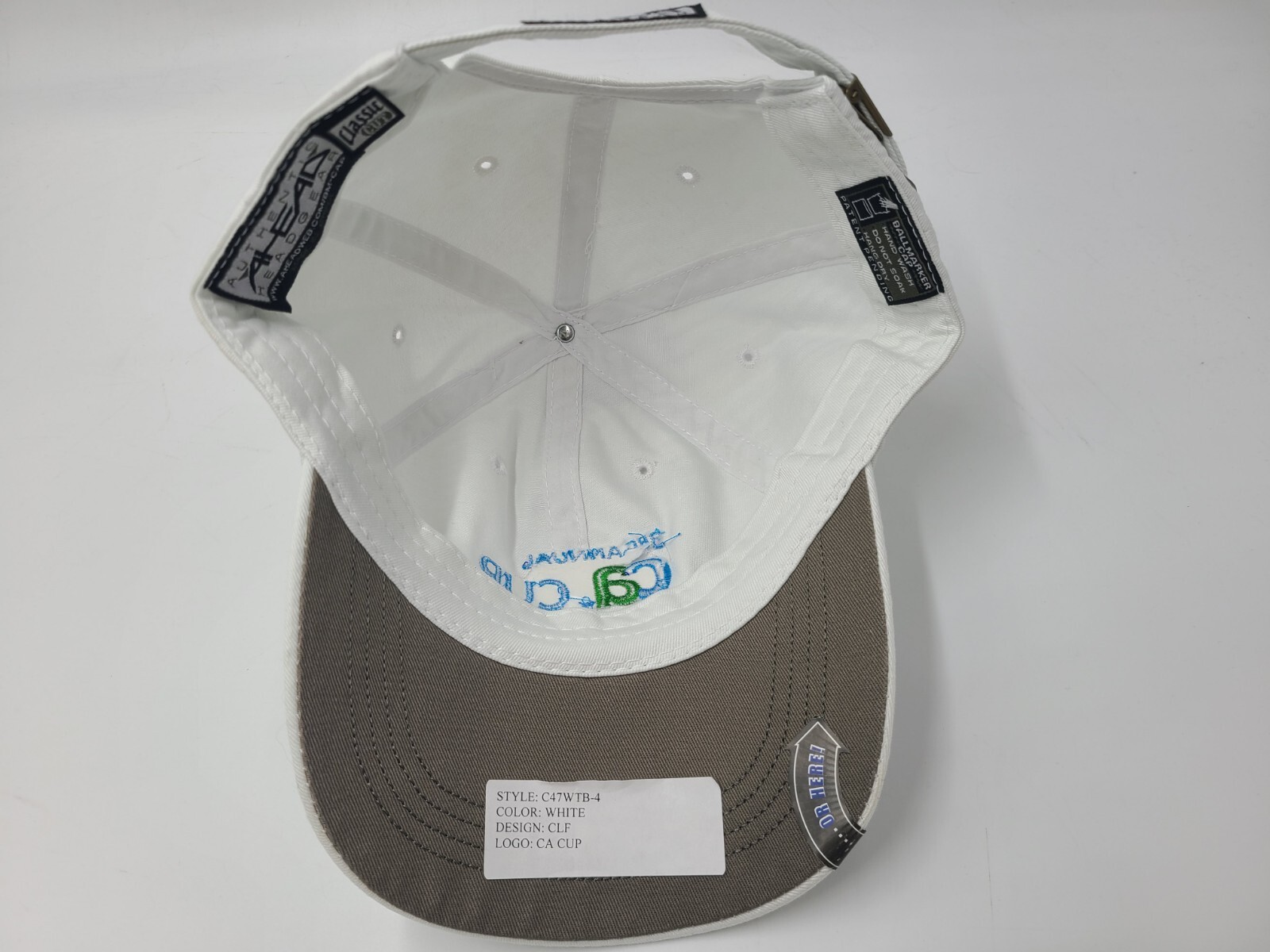 3rd Annual CA Cup Golf Tournament Invitational Ahead Strapback Hat Cap Men White