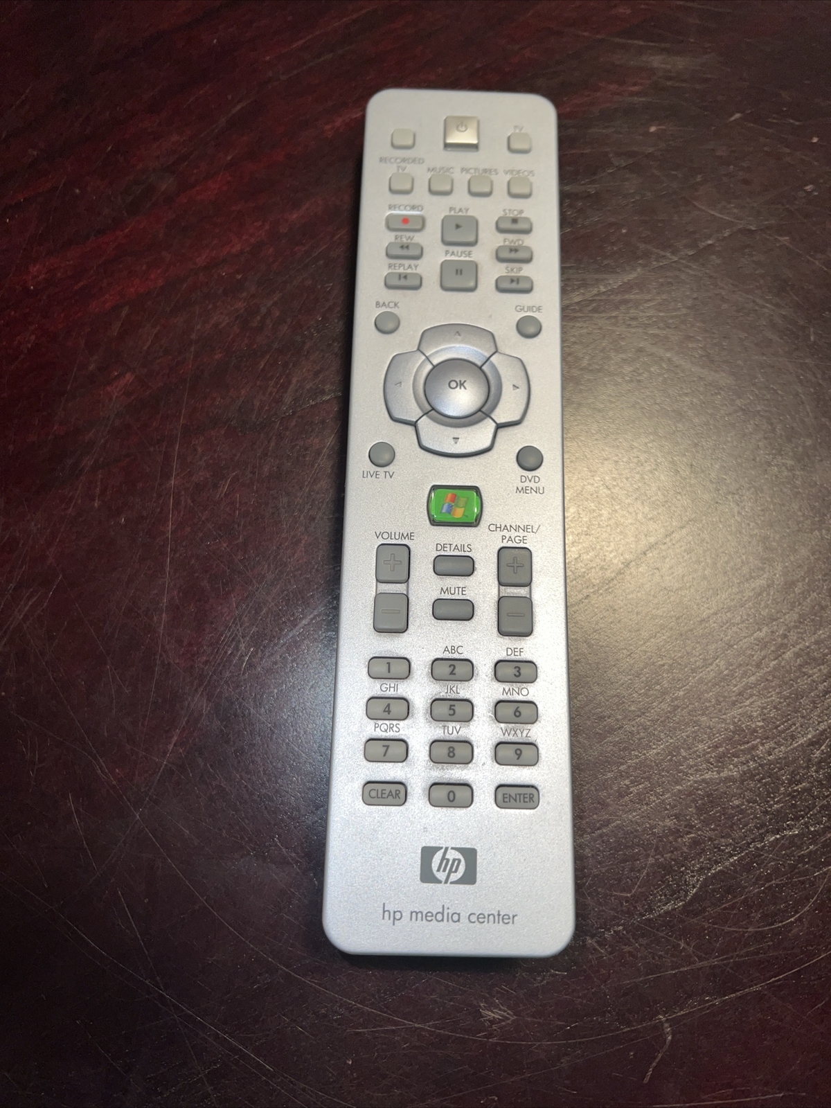 Genuine HP Media Center Infrared IR Remote 5187-4055