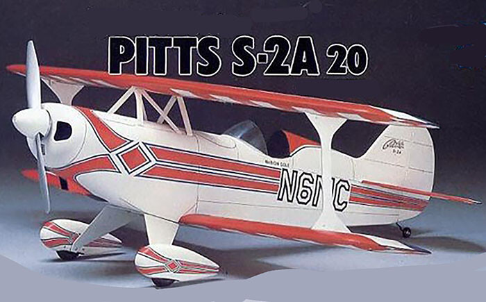 Ok Pilot Model Airplane Plans (RC): PITTS S-2A 20 Scale 42" for .19-.25 Engines