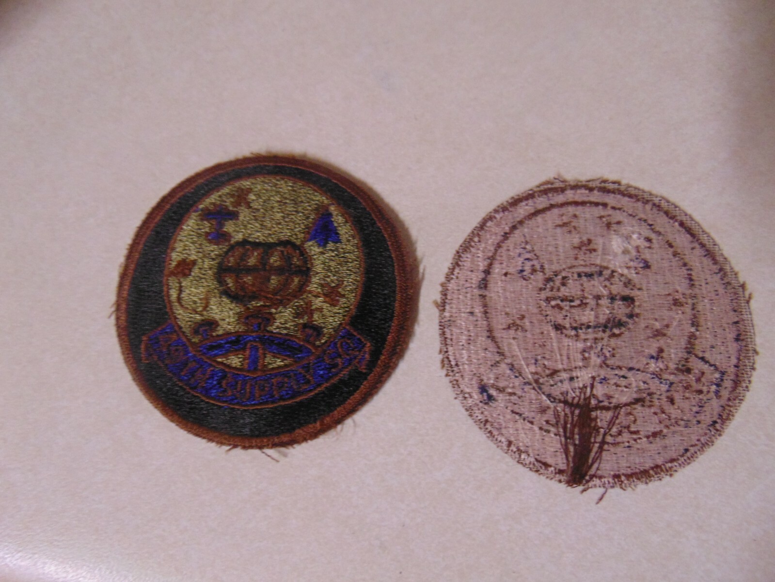 MILITARY PATCH SEW ON OLDER POCKET US AIR FORCE 49TH SUPPLY SQUADRON