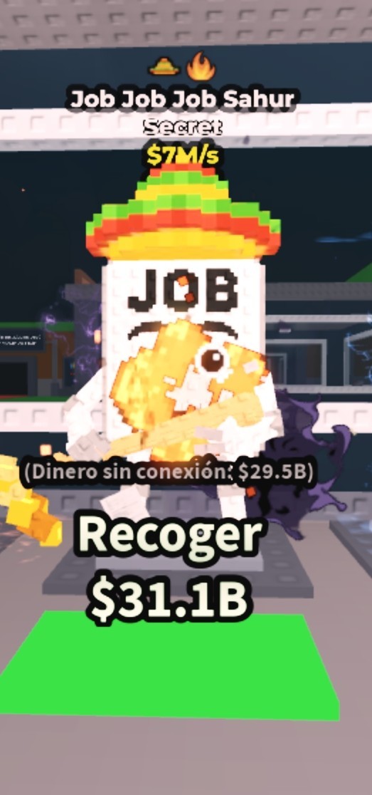job job job sahur 7M/s | steal a brainrot | Roblox