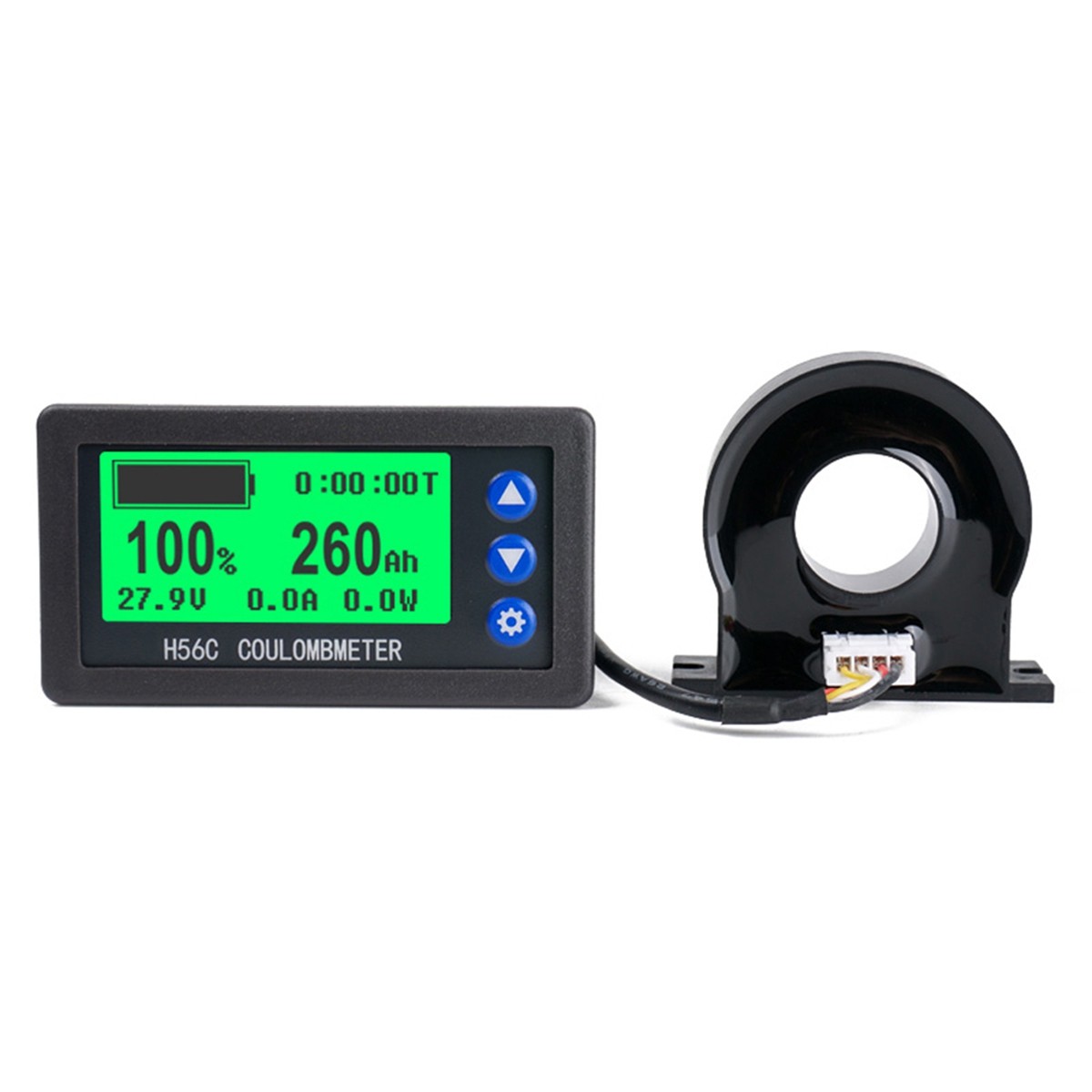 Battery Monitor Hall Coulomb Meter DC 8-100V 100A Lifepo4 Lead Acid Li-ion5535