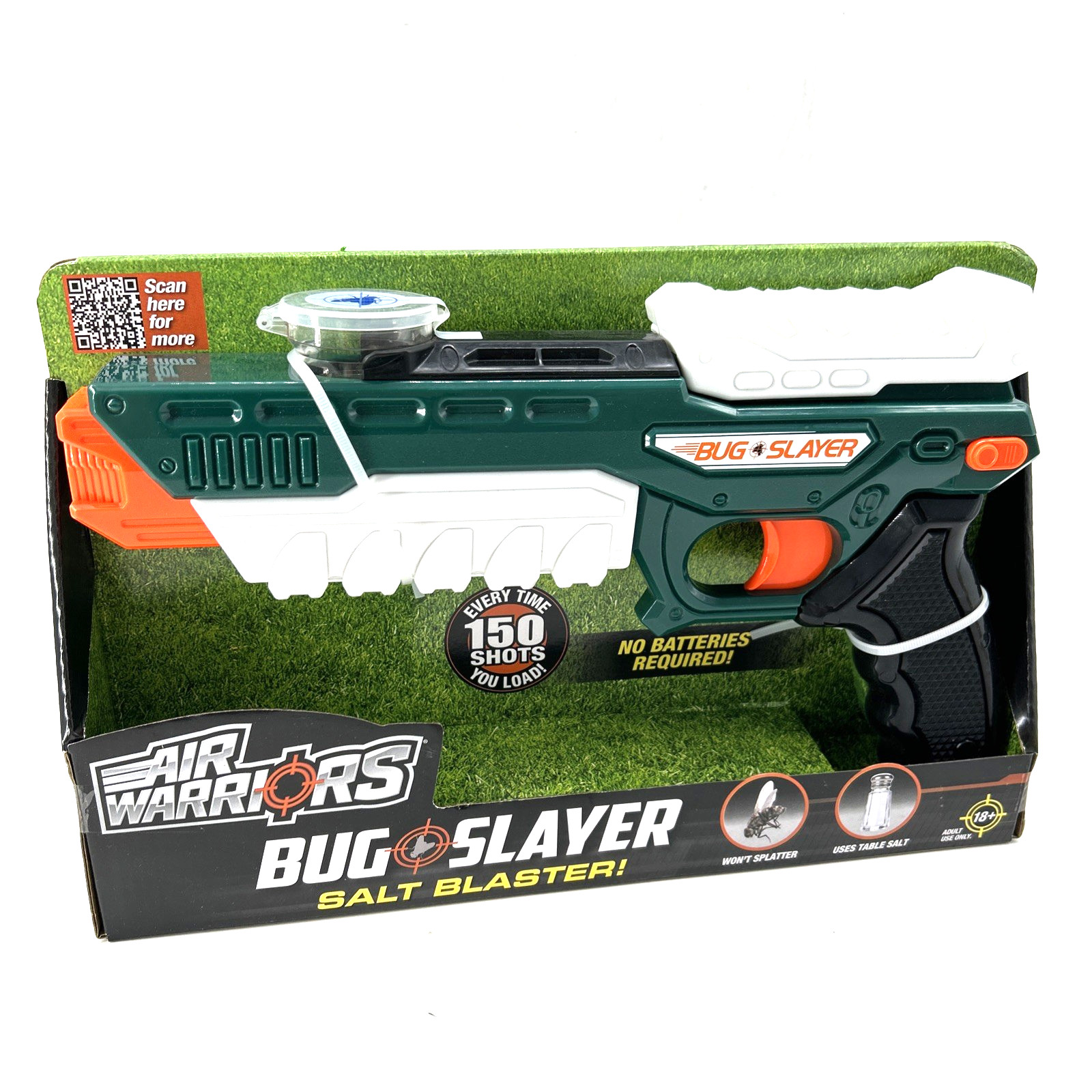 Bug Slayer Salt Blaster Bug Killer Fly Stopper Pistol Gun with Safety