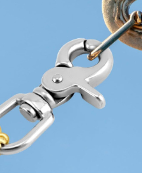 10-pack, Swivel Trigger Snap Hooks Zinc Plated, 130 lbs Capacity.