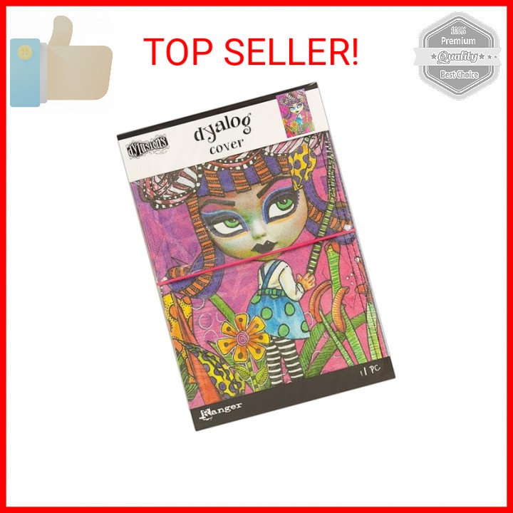 Ranger Dyan Reaveley's Dylusions Dyalog Canvas Printed Cover 5"X8"-Believe