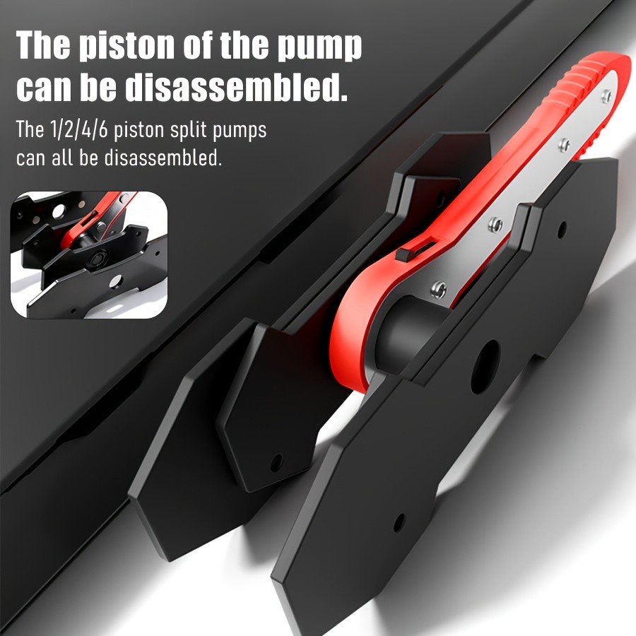 360-degree rotating ratchet brake caliper compression tool