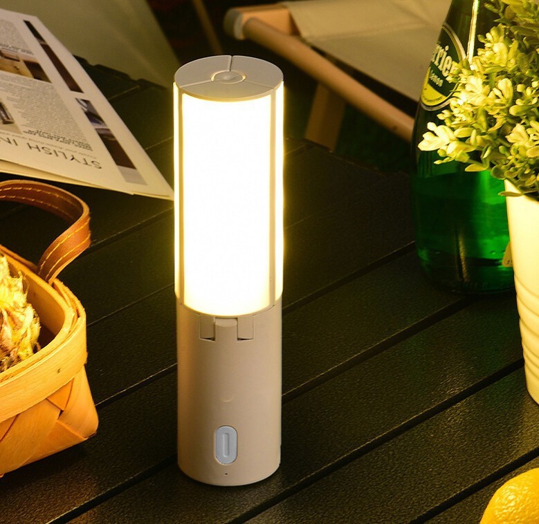 Portable Foldable LED Camping Light Dimmable Hanging Lamp