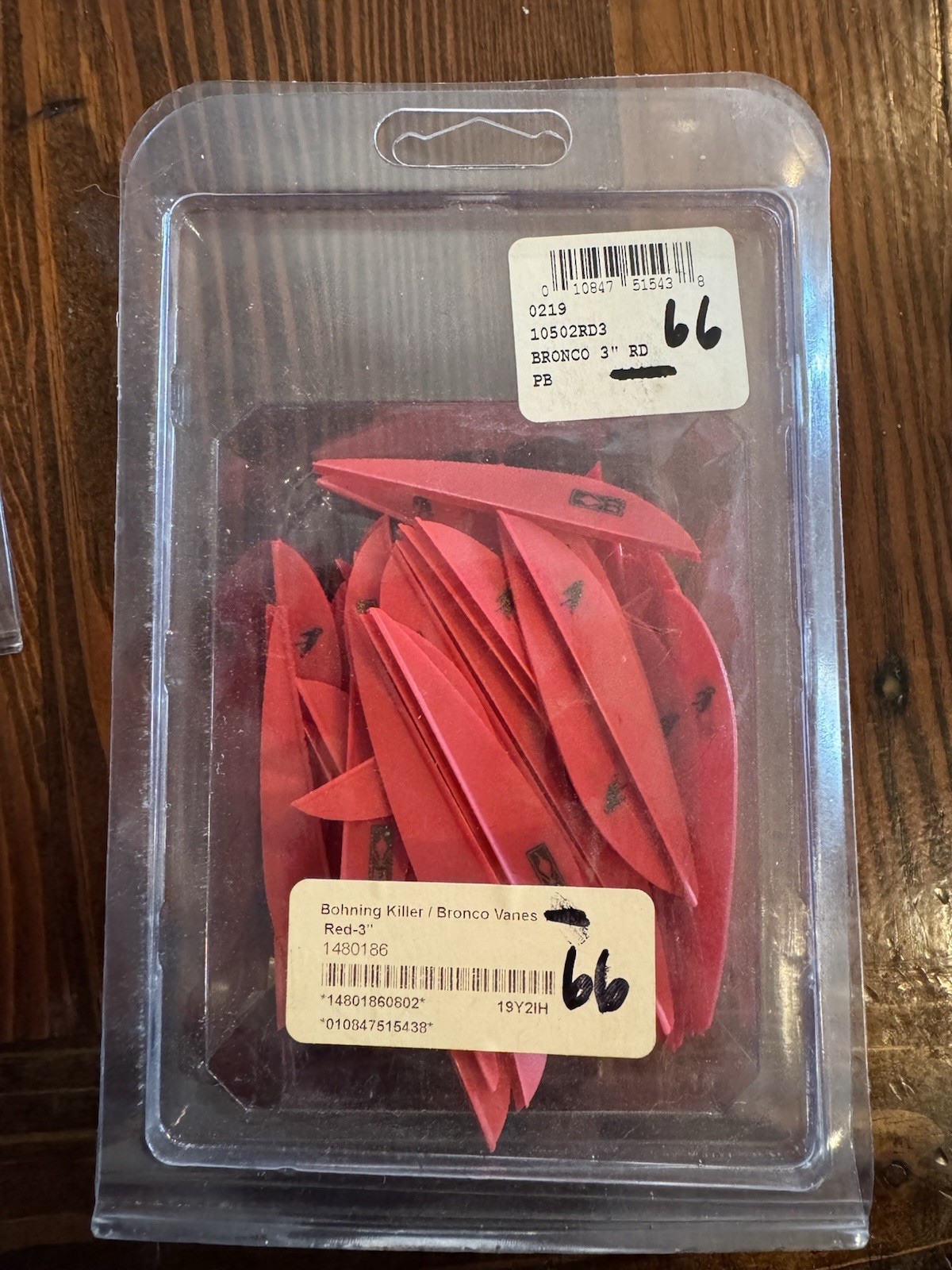 Bohning Killer/ Bronco Vanes 3” Lot