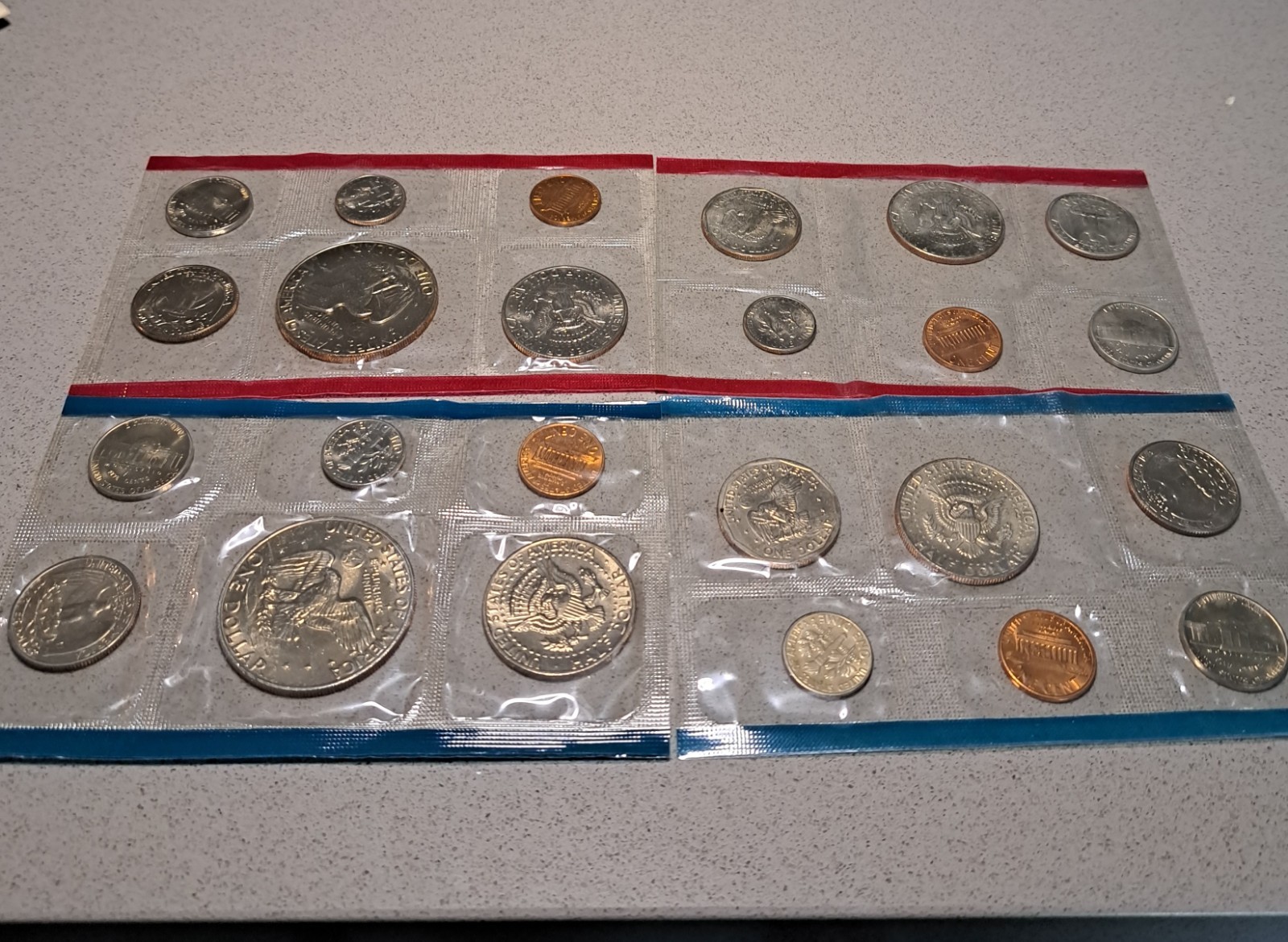 1978 and 1979 Uncirculated coin Mint sets