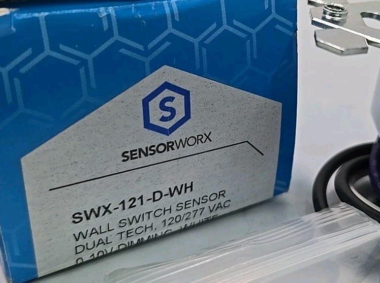 Sensorworx SWX-121-D-WH Wall Switch Sensor & Dimmer Dual Tech 120-277V - White