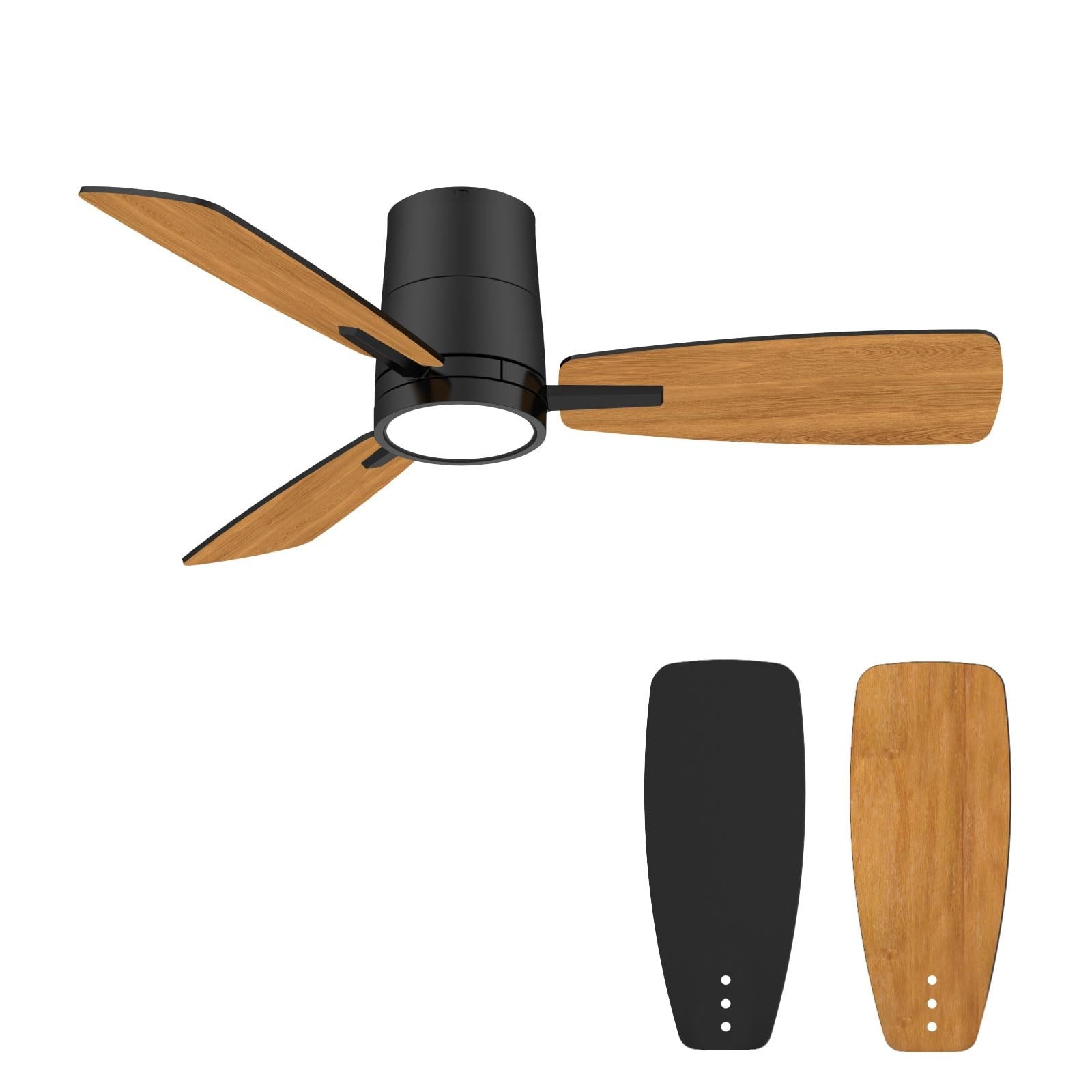 Ceiling Fans with Lights,42 inch,Quiet Reversible Motor,Easy to Install,6 Spe...