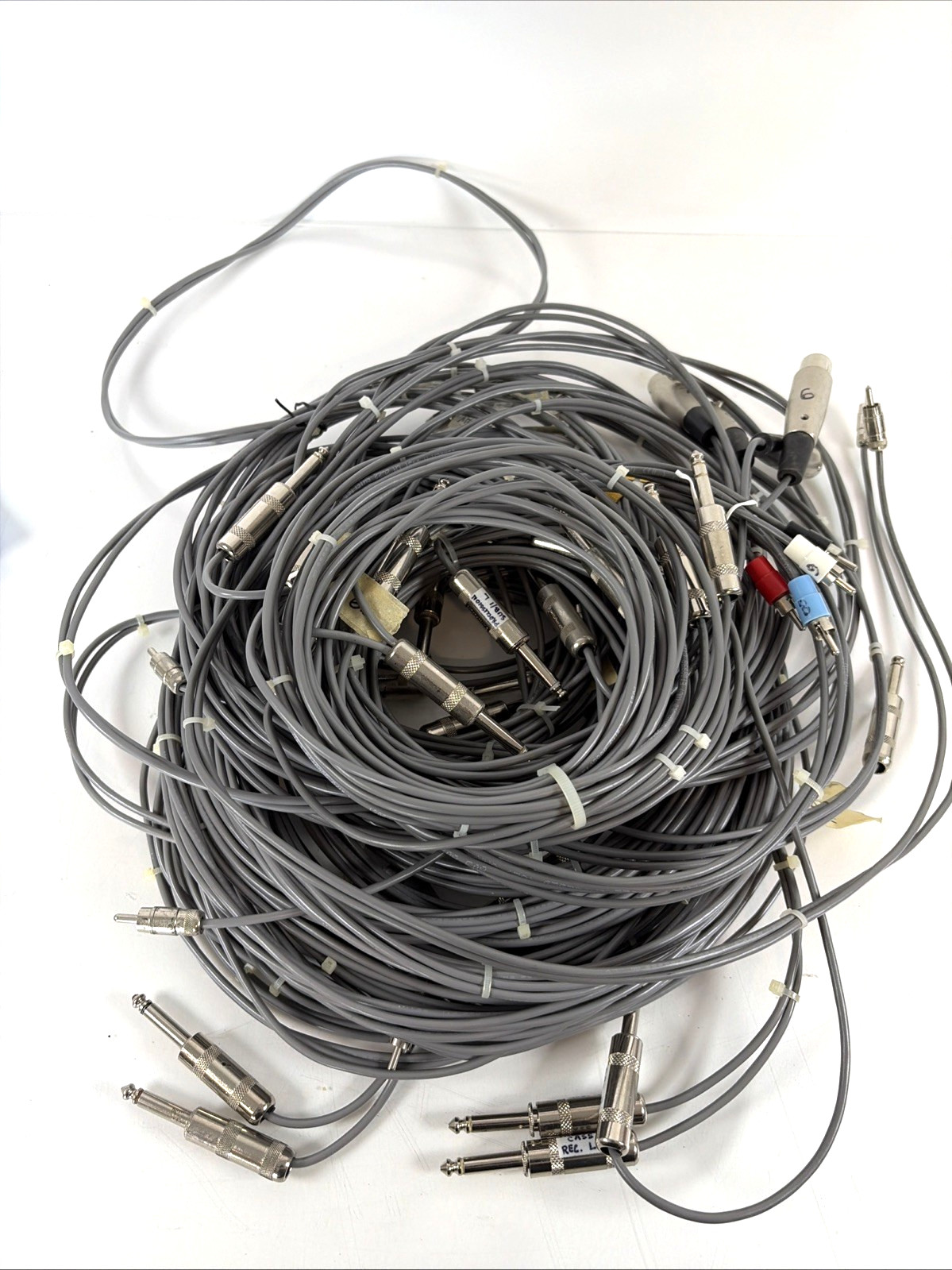 Mogami and Switchcraft TTL Patchbay Cable Collection  / Various Lengths Lot of 7