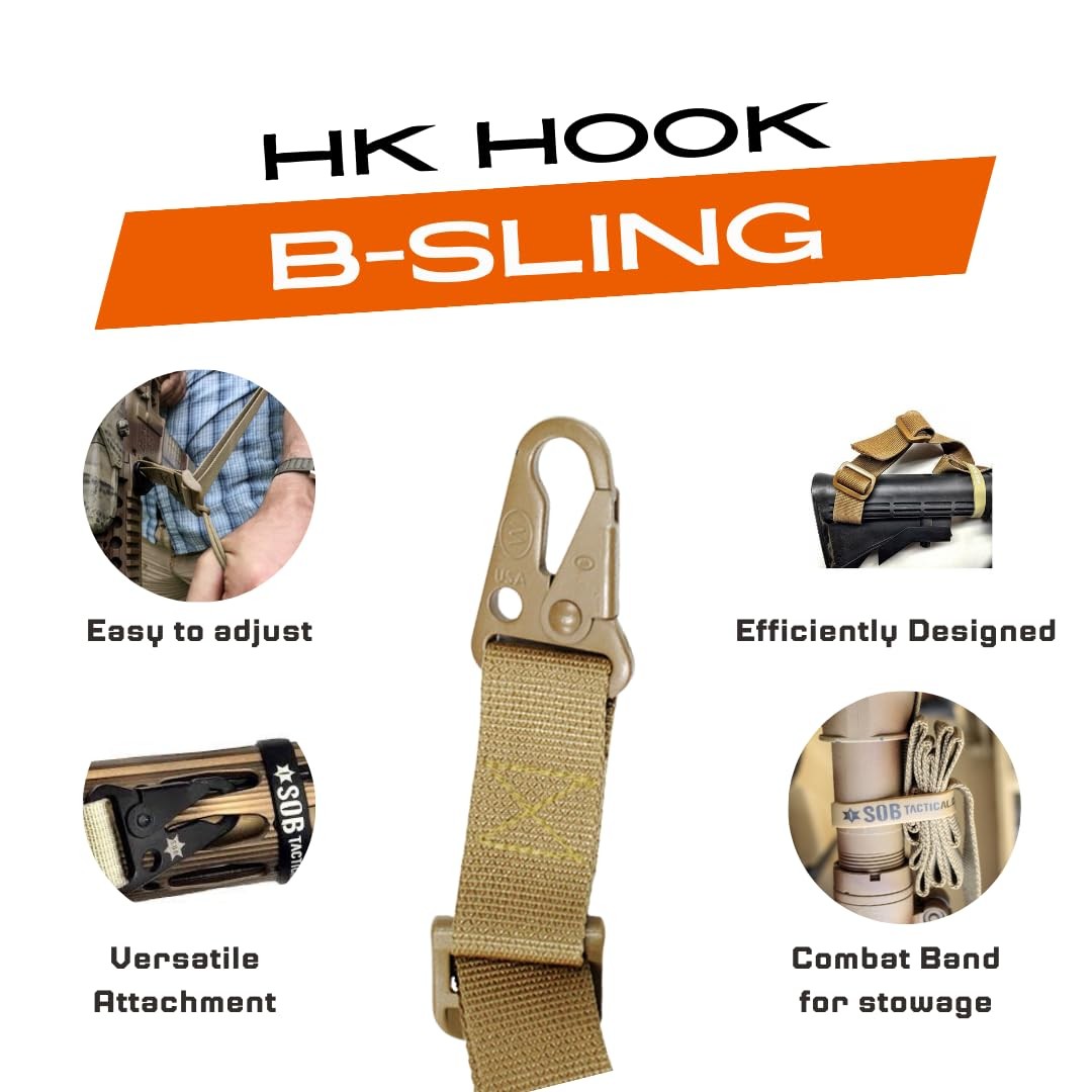 1 B-Sling Hk Hook Gun Sling Quick-Adjust Technology For