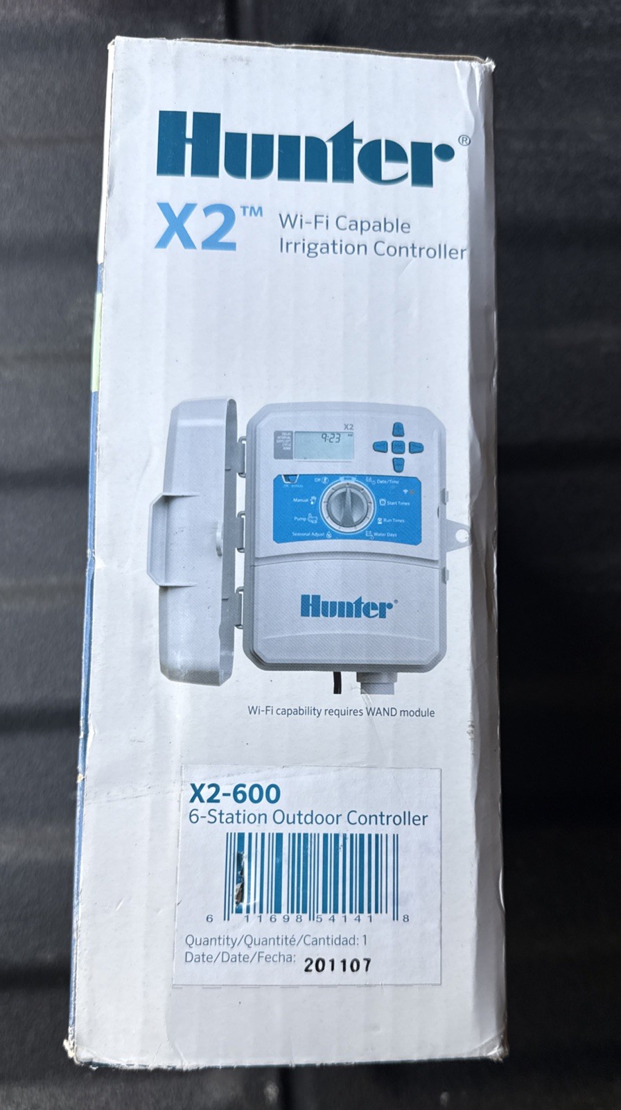 Hunter X2-600 Outdoor Irrigation Controller 6 Zone WiFi Capable (OB)
