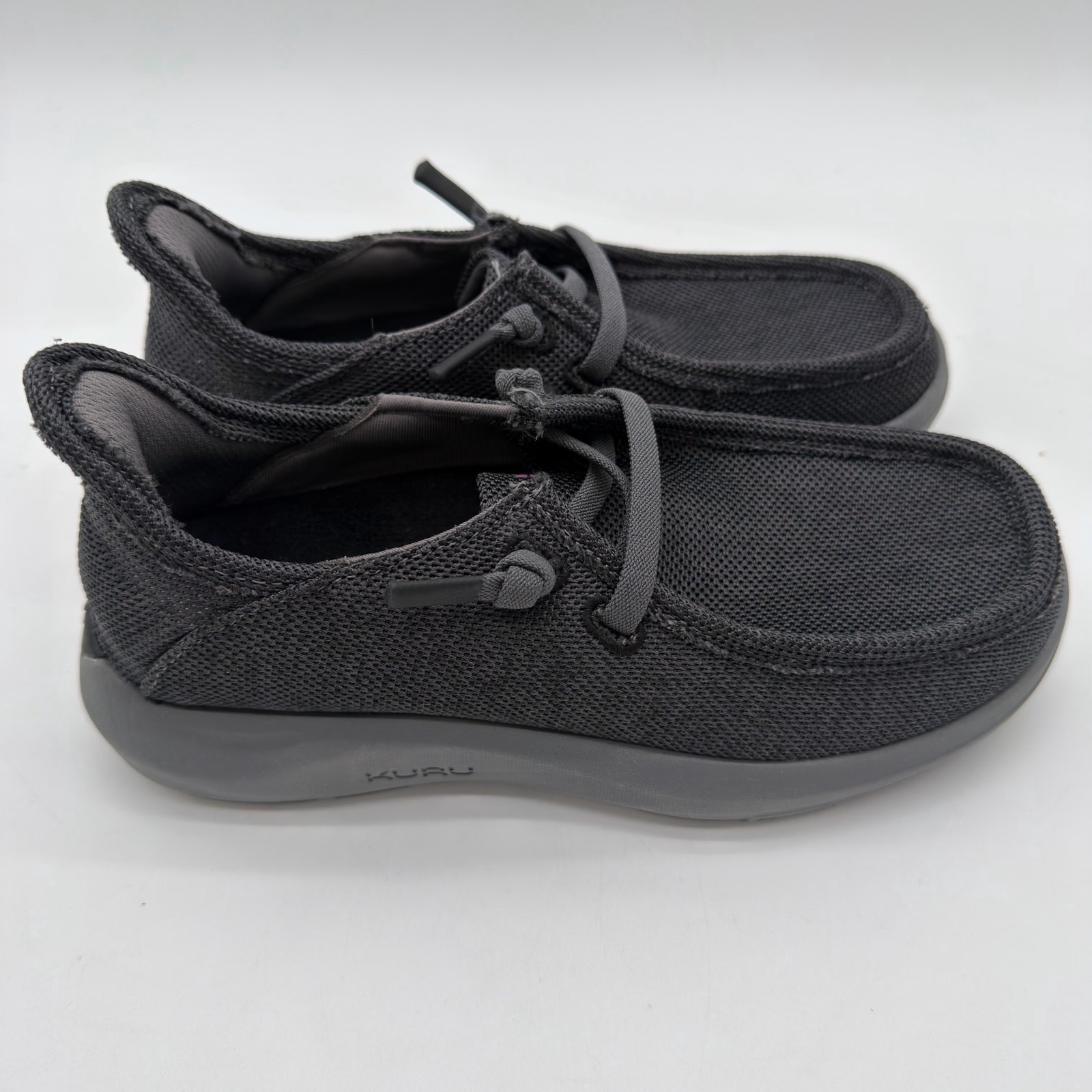 Kuru Draft Rento Ulta Lightweight Plantar Fasciitis Slip on Black NWOB 6.5