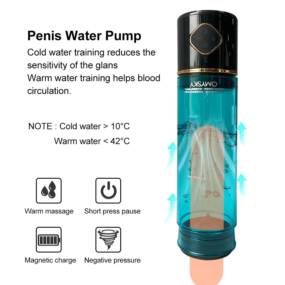 Handfree Automatic Penis Vacuum Pump Extender Male Enlargement Wearable Trainer