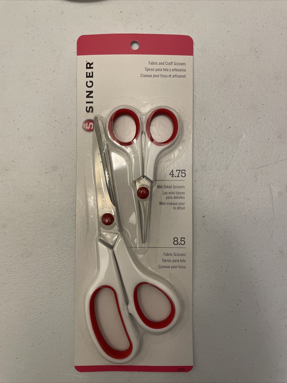 Singer Notions 03404 Scissors Set 8.5" & 4.5" -