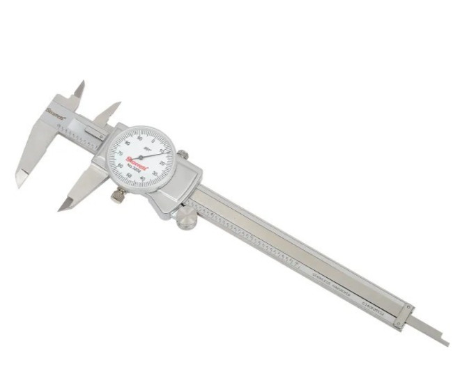 Starrett 3202-6 Dial Caliper 0-6" .001" Precision Measuring Tool w/ Case
