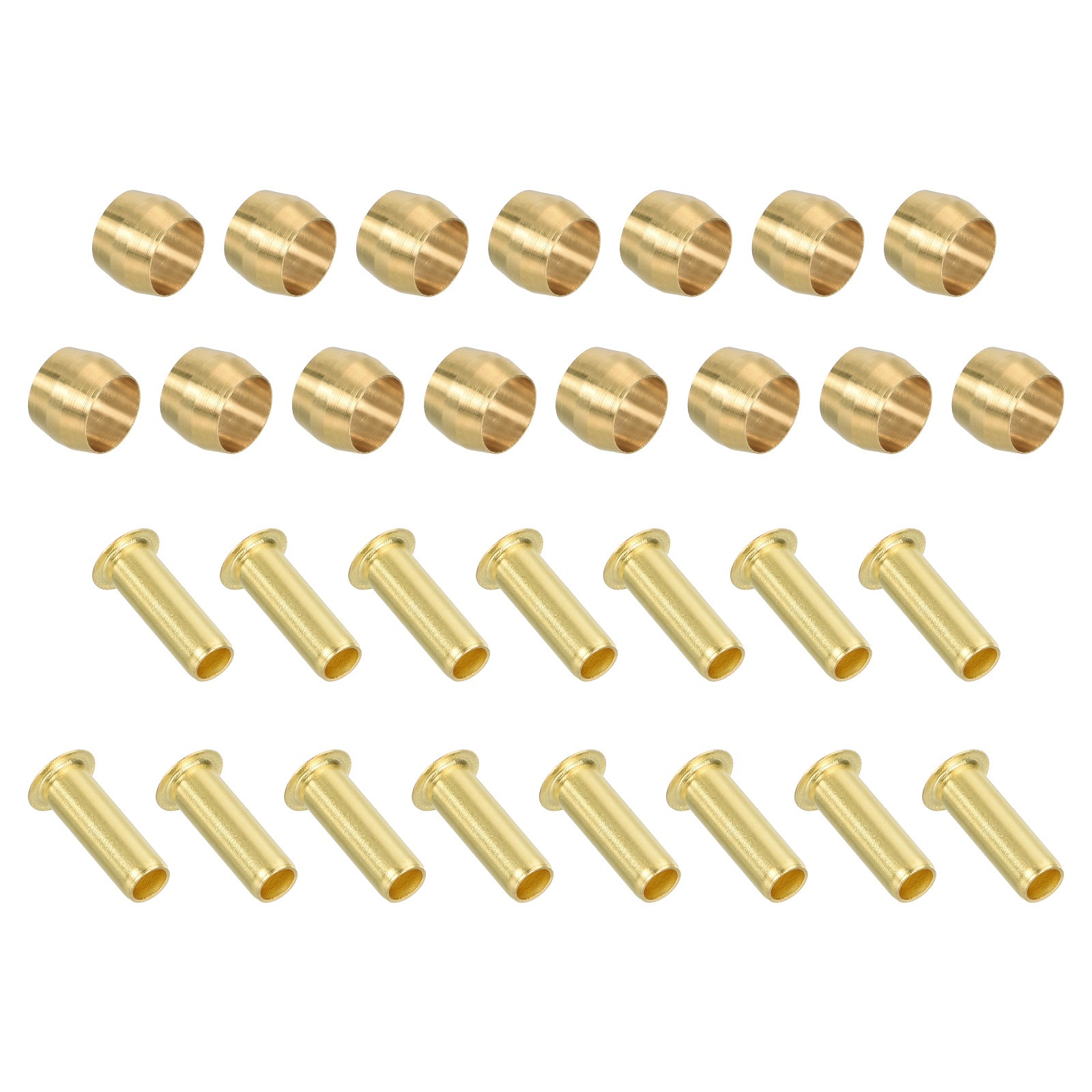 15 Set 1/4" Tube ID Compression Assortment Kit Sleeve Ferrule & Insert