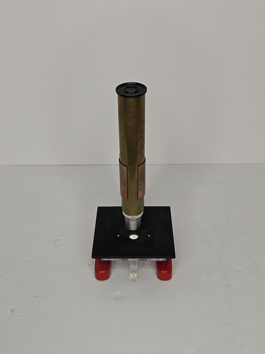 VINTAGE BROCK OPTICAL MAGISCOPE STUDENT MICROSCOPE 5X