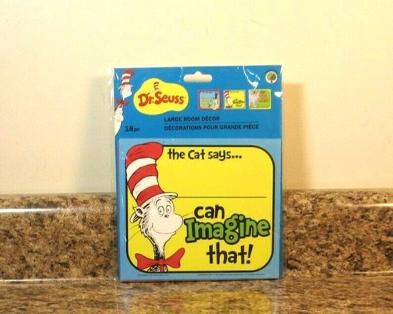 Dr. Seuss Bulletin Board Decor Teacher Supplies 18 Piece Set of 3 Designs NEW