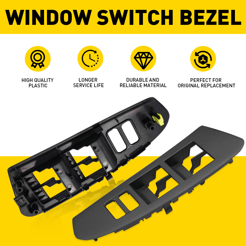 Window Switch Trim Bezel Door Panel Master Front Driver For TOYOTA TACOMA 12-15