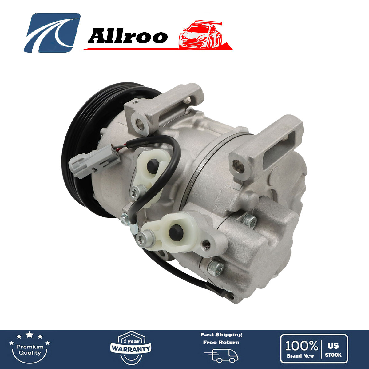 Fit For Toyota Yaris 2006-2012 1.5L 883105248 A/C AC Compressor With Clutch