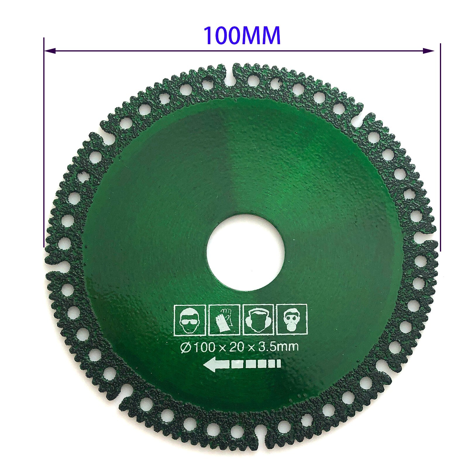 2x 4"Tile Saws Diamond Blade Universal Granite Marble Metal Pvc