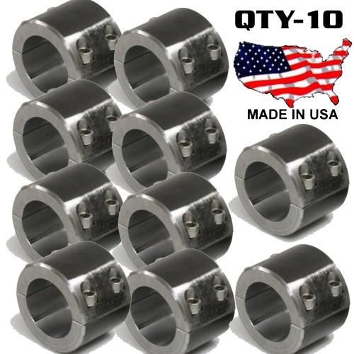 10 - Steel Universal Weld On Bar Clamp 1-1/2" Roll Cage Fabrication Mount 4 Bolt