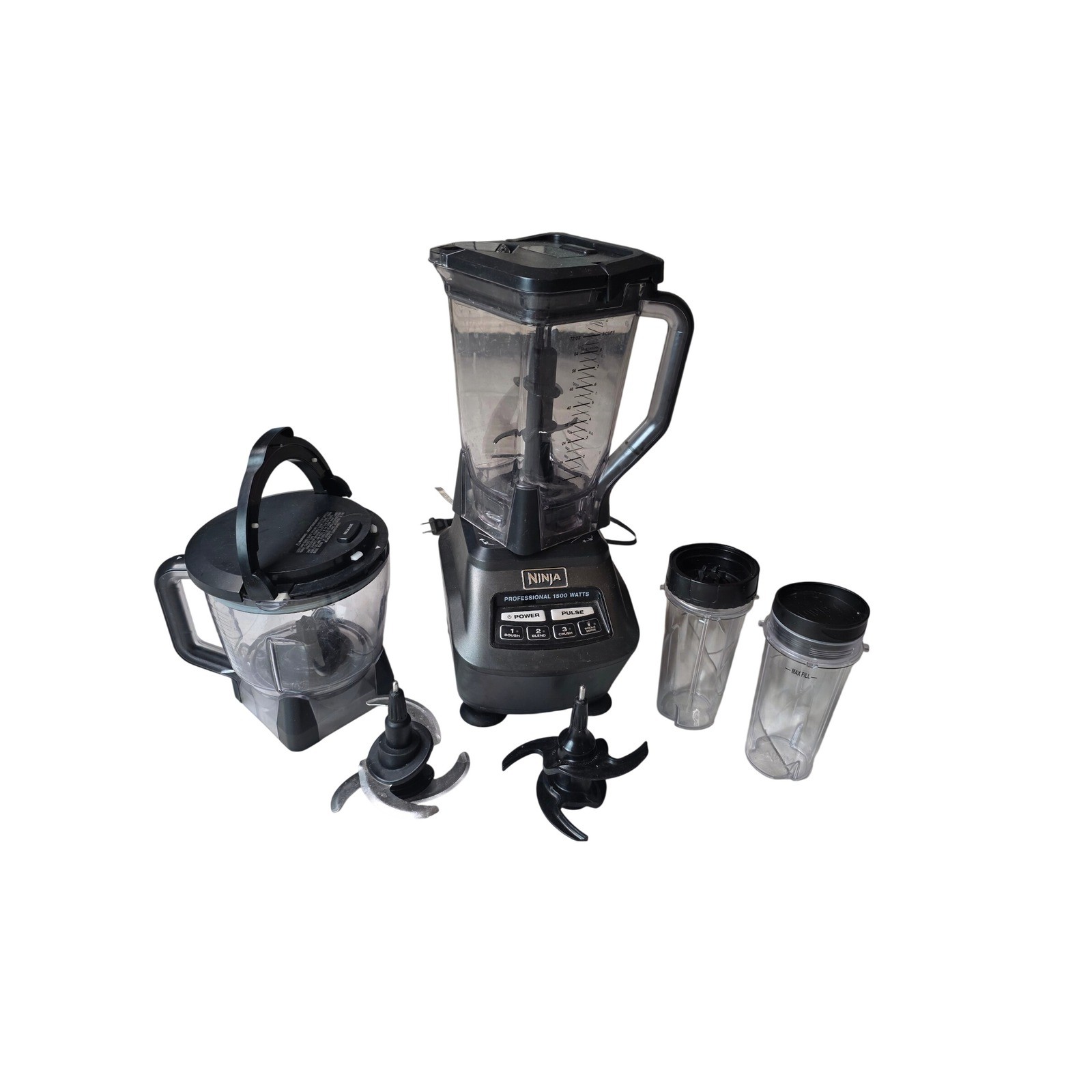 Ninja Mega Kitchen System BL770 1500W Blender Food Processor Nutri Ninja Cups E2