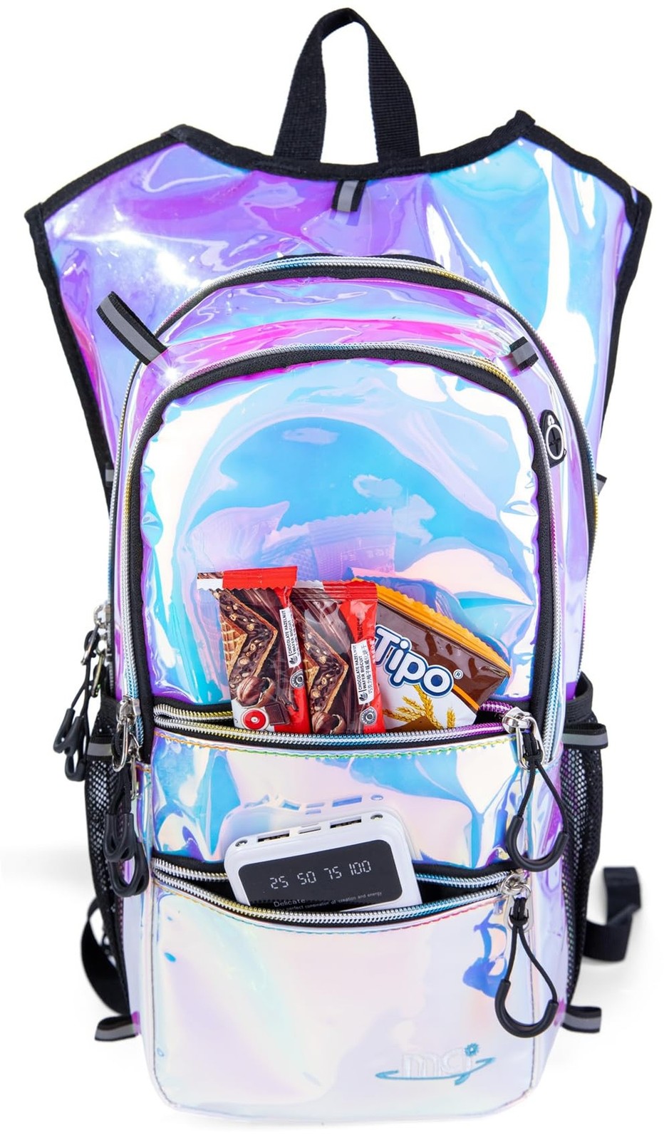 Hydration Backpack Pack with Cool Lights, 2L Water Bladder, Lightweight Bag f...