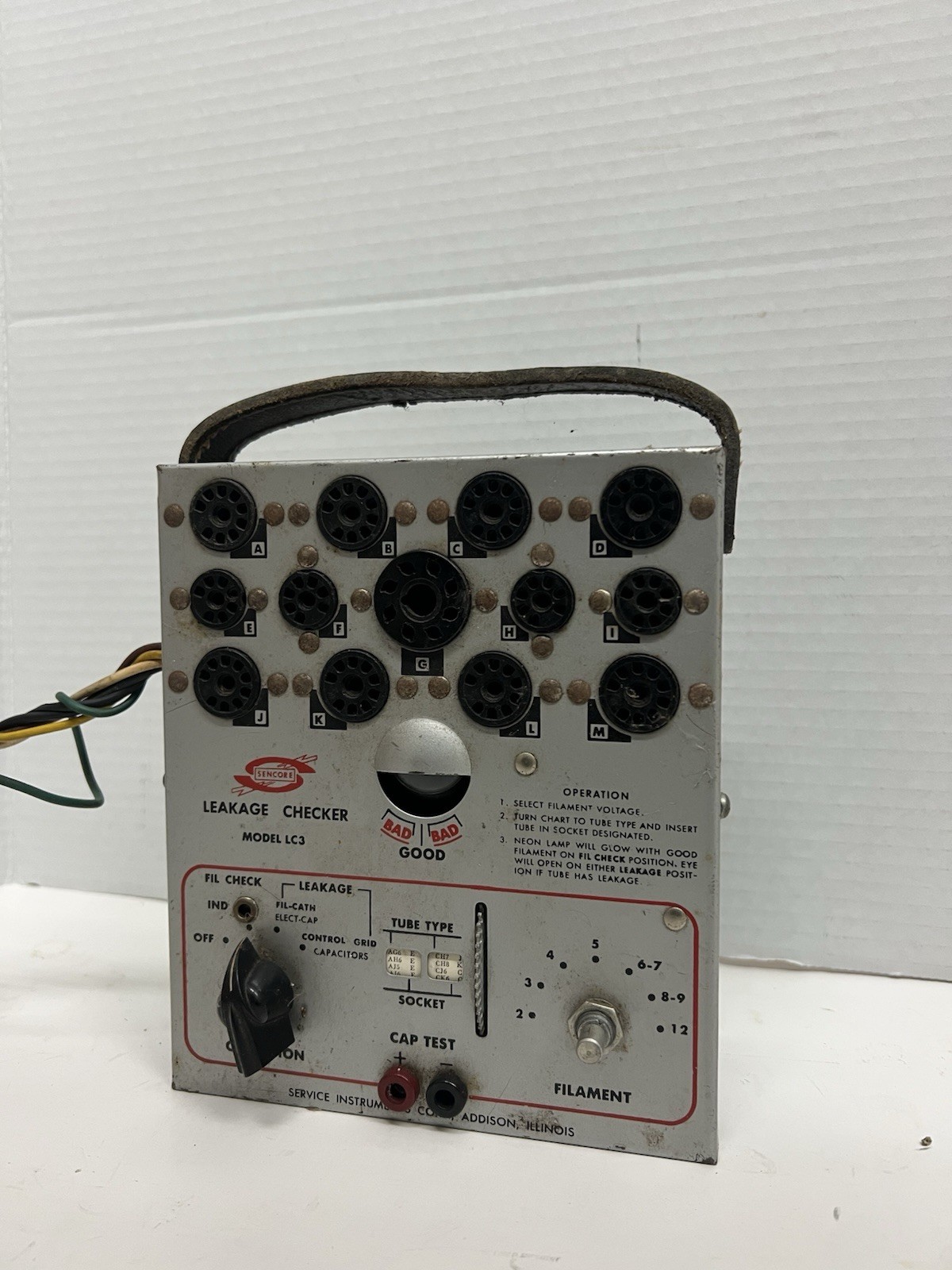 1959 Sencore LC3 Leakage / Tube Tester - Untested